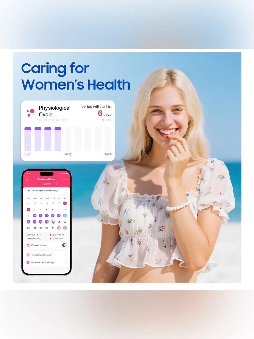 Smart Health Ring - Rose Gold Fitness Tracker